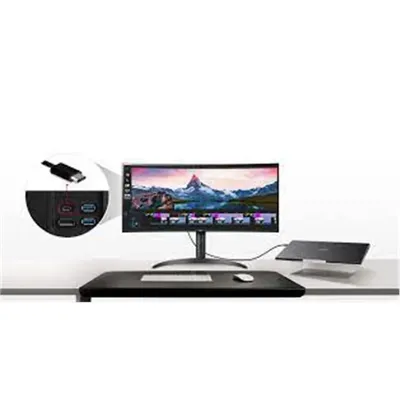 Monitor 34&#34; 3440x1440 IPS HDMI DP USB USB-C LG 34WP85CP-B 34WP85CP-B.AEU fotó