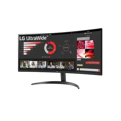 Monitor ívelt 34" 3440x1440 5ms HDMIx2 DisplayPort LG 34WR50QK 34WR50QK-B.AEU fotó