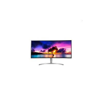 Monitor 38" 3840x1600 IPS Ívelt HDR 10 Freesync QHD+ HDMI DP USB-C Spk  LG 38WK95C-W 38WK95C-W.AEU fotó