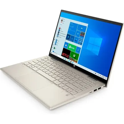 HP Pavilion laptop 14&#34; FHD i5-1135G7 8GB 512GB IrisXe W10 arany HP Pavilion 14-dy0002nh 396K1EA fotó