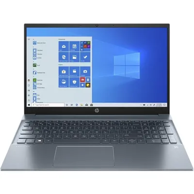 HP Pavilion laptop 15,6&#34; FHD R5-5500U 8GB 512GB Radeon W10 kék HP Pavilion 15-eh1004nh 396M5EA fotó
