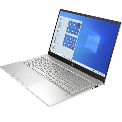 HP Pavilion laptop 15,6&#34; FHD R5-5500U 8GB 256GB Radeon W10 ezüst HP Pavilion 15-eh1009nh 396N0EA fotó