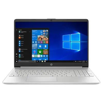 HP laptop 15,6&#34; FHD i3-1125G4 4GB 256GB UHD W10 ezüst HP 15s-fq2022nh 396N9EA fotó