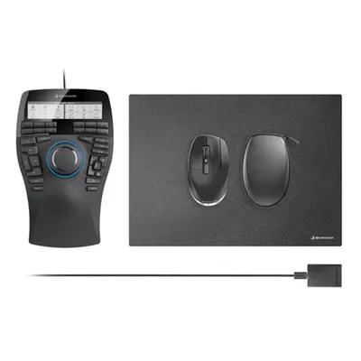 Egér USB 3DConnexion SpaceMouse Enterprise Mouse Kit 2 fekete 3DX-700083 fotó