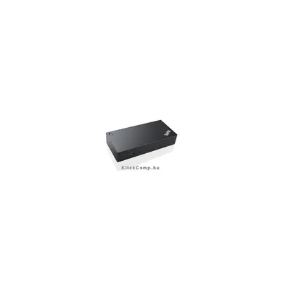Lenovo ThinkPad USB-C Dock - 40A90090EU - Fekete - 40A90090EU fotó