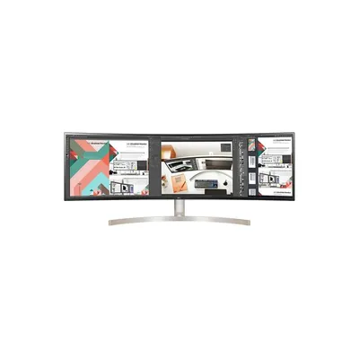 Monitor 40&#34; 5120x2160 IPS HDMI DP USB-C USB LG 40WP95CP-W 40WP95CP-W.AEU fotó