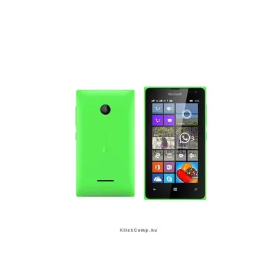 Dual SIM mobiltelefon Microsoft   Nokia Lumia 435 világos zöld 435BGR fotó