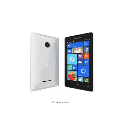 Dual SIM mobiltelefon Microsoft   Nokia Lumia 435 fehér 435WH fotó