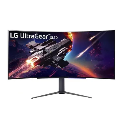 Monitor 44,5&#34; 3440x1440 OLED HDMI DP USB LG 45GR95QE 45GR95QE-B.AEU fotó