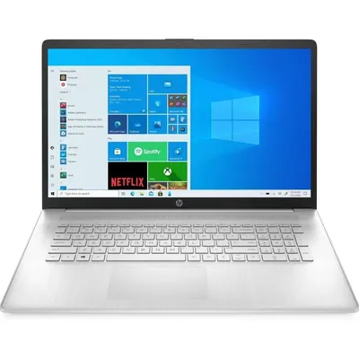 HP 17 laptop 17,3&#34; FHD i3-1125G4 8GB 256GB UHD W10 ezüst HP 17-cn0003nh 472W2EA fotó