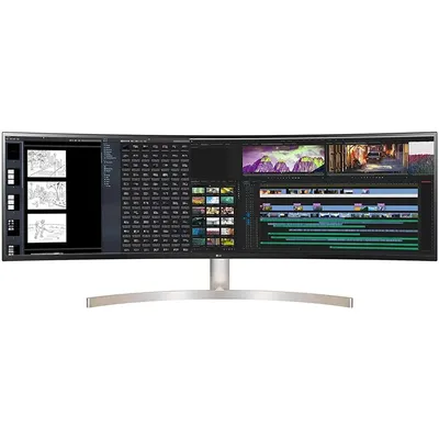 Monitor 49&#34; 5120x1440 IPS HDMI DP USB USB-C LG 49WL95CP-W 49WL95CP-W.AEU fotó