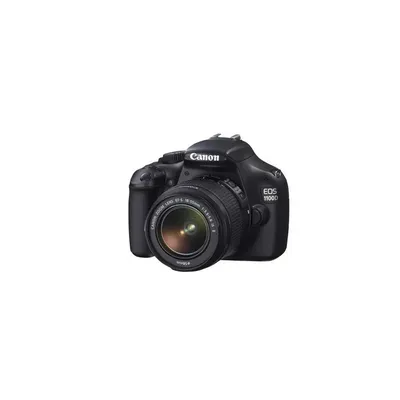 Canon EOS 1100D + EF-s 18-55 IS II kit fekete 12 MP digitális tükörreflexes fényképezőgép 5161B027AA fotó