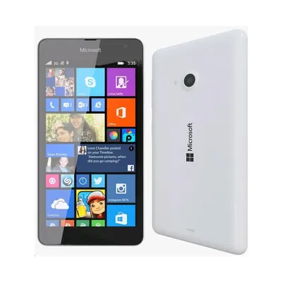 Dual SIM mobiltelefon Microsoft   Nokia Lumia 535 fehér 535WH fotó
