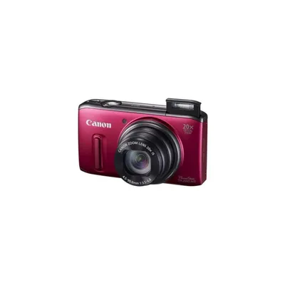 Canon PowerShot SX260 HS piros 12MP digitális fényképezőgép   12 hónap Camera szervizben 6195B011AA fotó