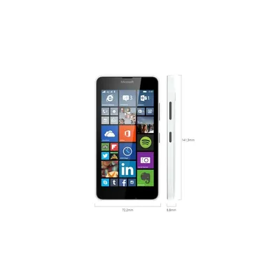 Dual SIM mobiltelefon Microsoft Lumia 640 fehér 640DSWH fotó