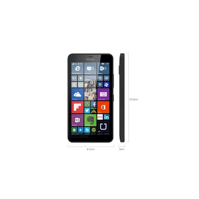 Dual SIM mobiltelefon Microsoft Lumia 640 XL fekete 640XLDSBL fotó