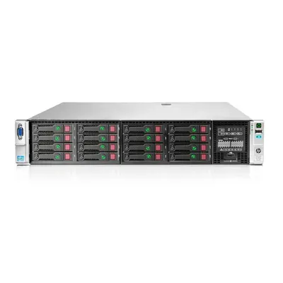 HP ProLiant DL380p Gen8 E5-2620 P420i 1GB FBWC 4x1Gb Flex 2x4GBL 2x146GB SFF HP DVD-RW 1x460W 671161-425 fotó