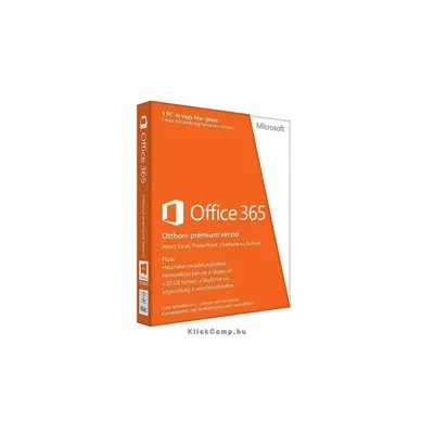 Office 365 Home Premium 32-bit x64 English Subscr 1YR Eurozone Medialess 6GQ-00020 fotó