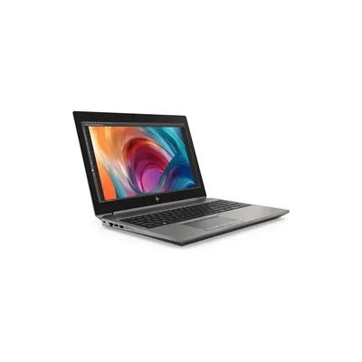 HP ZBook munkaállomás laptop 15,6&#34; FHD i7-9750H 8GB 256GB Quadro-T1000-4GB Win10 Pro szürke HP ZBook 15 G6 6TR54EAR fotó