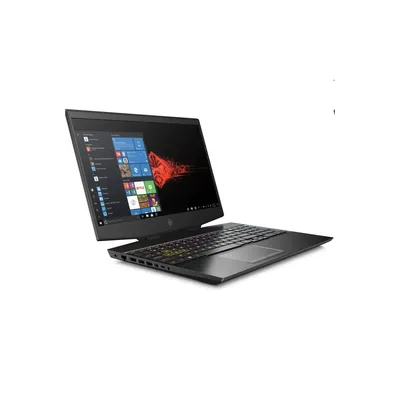 HP OMEN laptop 15.6 FHD i7-9750H 32GB 512GB GF-RTX2070-8GB ShadowBlack Win10 7NE91EA fotó