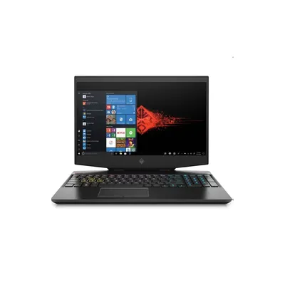 HP OMEN laptop 15.6 FHD i7-9750H 16GB 512GB GF-GTX1660Ti-6GB ShadowBlack WIn10 7NF79EA fotó