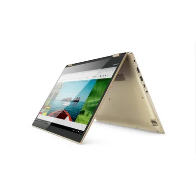 Lenovo Yoga 520 laptop 14,0&#34; FHD Touch IPS i3-7100U 4GB 128GB PCIe SSD Arany Win10Home 80X800ARHV fotó