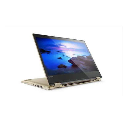Lenovo Yoga 520 laptop 14,0&#34; FHD Touch IPS i3-7100U 4GB 256GB PCIe SSD Arany Win10Home 80X800AVHV fotó