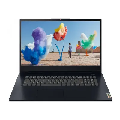 Lenovo IdeaPad laptop 17,3&#34; HD C6305 4GB 128GB UHD DOS kék Lenovo IdeaPad 3 82H900E3HV fotó