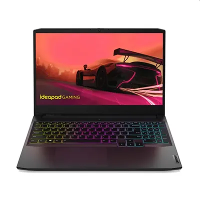 Lenovo IdeaPad laptop 15,6&#34; FHD R7-5800H 16GB 512GB RTX3050 fekete Lenovo IdeaPad Gaming 3 82K20084HV fotó