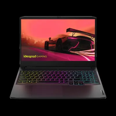 Lenovo IdeaPad laptop 15,6&#34; FHD R7-5800H 8GB 512GB RTX3050Ti NOOS fekete Lenovo IdeaPad Gaming 3 82K20085HV fotó