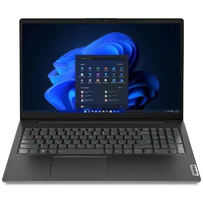 Lenovo V15 laptop 15,6&#34; FHD i5-1235U 8GB 512GB IrisXe NOOS fekete Lenovo V15 G3 82TT00A5HV fotó