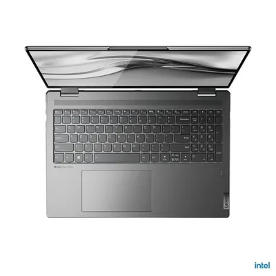 Lenovo Yoga laptop 16&#34; WQXGA i7-12700H 32GB 1TB A370M DOS szürke Lenovo Yoga 7 82UF0047HV fotó