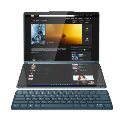Lenovo Yoga laptop 13,3&#34; 2,8K i7-1355U 16GB 1TB IrisXe W11 zöldeskék Lenovo Yoga Book 9 82YQ0035RM fotó
