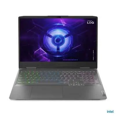 Lenovo LOQ laptop 15,6&#34; FHD i5-13450HX 16GB 1TB RTX4060 DOS szürke Lenovo LOQ 15IRX9 83DV0057HV fotó