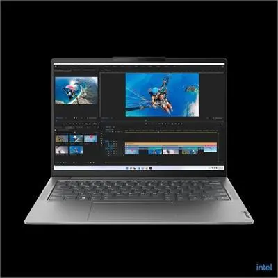 LENOVO Yoga Slim 6 laptop 14&#34; WUXGA i5-13500H 16GB, 512GB Win11 Home szürke 83E0004VHV fotó