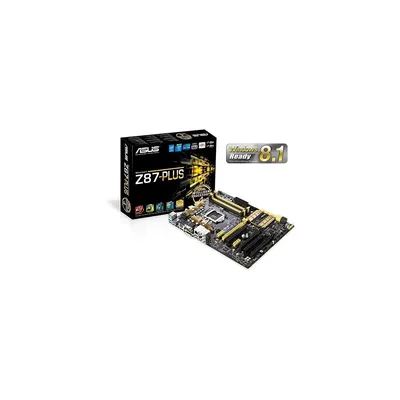 ASUS Z87-PLUS Intel Z87 LGA1150 ATX alaplap 90MB0E00-M0EAY0 fotó