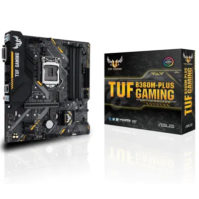 Alaplap B360 LGA1151 mATX ASUS TUF B360M-PLUS GAMING 90MB0WN0-M0EAY0 fotó