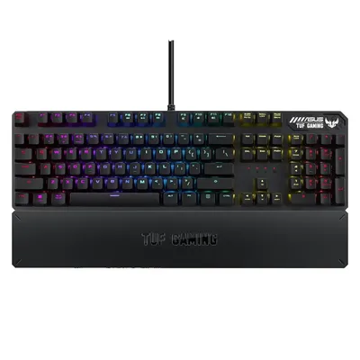 Gamer billentyűzet USB Asus TUF Gaming K3 RGB fekete HU 90MP01Q0-BKHA00 fotó