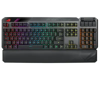 Vezetéknélküli gamer billentyűzet Asus ROG Claymore II fekete HU 90MP01W0-BKHA00 fotó