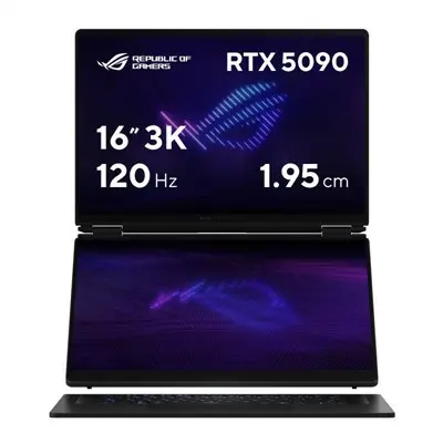 Asus ROG Zephyrus Duo laptop 16" 2880x1800 Cu9-386H 64GB 2TB Win11 90NR0NT2-M005D0 fotó
