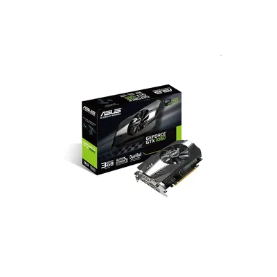 VGA GTX1060 192bit PCIe ASUS PH-GTX1060-3G nVidia 3GB GDDR5 videokártya 90YV0A64-M0NA00 fotó