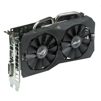 VGA RX560 O4G 4GB GDDR5 128bit PCI-E AMD videokártya ASUS ROG STRIX RX560 O4G GAMING 90YV0AH0-M0NA00 fotó