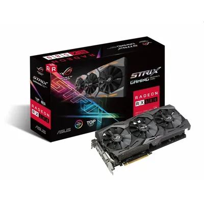 VGA RX580 8GB GDDR5 256bit PCI-E AMD videokártya ASUS 90YV0AK1-M0NA00 fotó