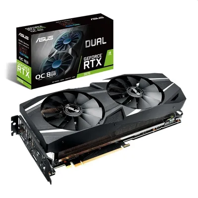 VGA Kártya VGA RTX2070 8GB GDDR6 256bit ASUS DUAL-RTX2070-O8G 90YV0C82-M0NA00 fotó