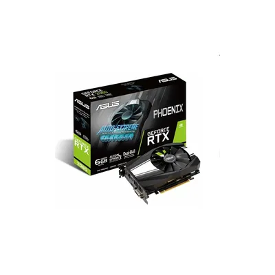 VGA RTX2060 192bit PCIe ASUS PH-RTX2060-6G nVidia 6GB GDDR6 videokártya 90YV0CJ0-M0NA00 fotó