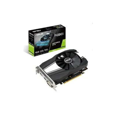 VGA GTX1660 192bit PCIe ASUS PH-GTX1660-6G nVidia 6GB GDDR5 videokártya 90YV0CU1-M0NA00 fotó