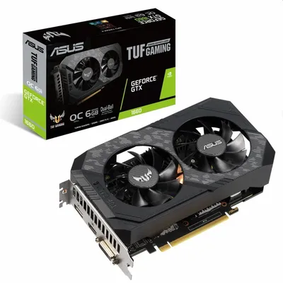 VGA GTX1660 192bit PCIe ASUS TUF GTX1660 O6G GAMING nVidia 6GB GDDR5 videokártya 90YV0CU2-M0NA00 fotó