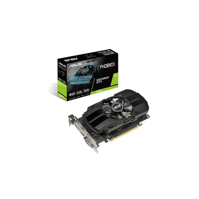 VGA GTX1650 128bit PCIe ASUS PH-GTX1650-4G nVidia 4GB GDDR5 90YV0CV1-M0NA00 fotó