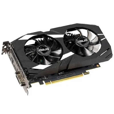 VGA GTX1650 4GB GDDR5 128bit PCIe Asus nVIDIA GeForce GTX1650 DUAL videokártya 90YV0CV2-M0NA00 fotó