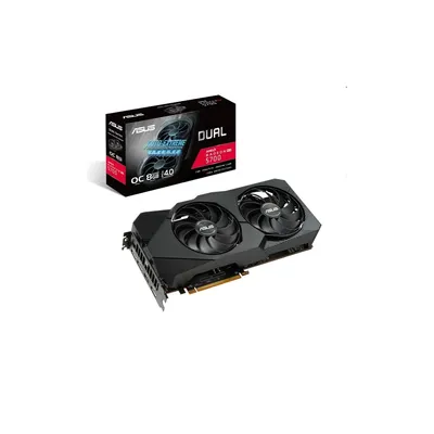 VGA RX5700 256bit PCI-E ASUS DUAL-RX5700-O8G-EVO AMD 8GB GDDR6 videokártya 90YV0DC1-M0NA00 fotó